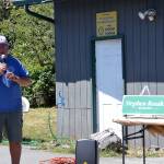 While he plans to continue volunteering and serving on the board, Stephen Rosales said theres no greater honor than having a building named after him at the Sequim Food Bank. He began volunteering at the facility more than 13 years ago at the suggestion of his father-in-law. Sequim Gazette photo by Matthew Nash