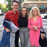 For The 5th Avenue Theatre Awards, Sequim High students and actors for Legally Blonde, from left, Damon Little, Maggie van Dyken, and Maddy Dietzman performed on June 3 during the show. Sequims operetta received five nominations. Photo courtesy of Linda Dowdell