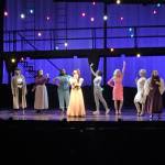 Sequim Highs Maddy Dietzman, third from right, performs with other high school actresses during a portion of The 5th Avenue Theatre Awards on June 3 where those nominated for Outstanding Performance by an Actress in a Leading Role sing together. Photo courtesy of Linda Dowdell