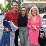 For The 5th Avenue Theatre Awards, Sequim High students and actors for Legally Blonde, from left, Damon Little, Maggie van Dyken, and Maddy Dietzman performed on June 3 during the show. Sequims operetta received five nominations. Photo courtesy of Linda Dowdell