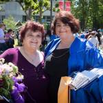 Tawni (Borden) Andrews, right, stands with her mom Tawana after graduating from South Puget Sound Community College on June 15. Andrews was the Class of 2019 speaker and plans to pursue a career as a chef. Photo by South Puget Sound Community College