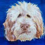Happy Dog by Susan Zoya, a member of the Rudolfs Art Group (RAG) displaying their art at Harbor Audiology & Hearing Center this month. Submitted art