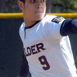 Wilder Junior pitcher Silas Thomas throws in the opening inning against Australia White at Port Angeles Volunteer Field on July 3.                                 Keith Thorpe Olympic Peninsula News Group