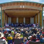 The Sequim City Band entertains a large crowd at the Independence Day concert in 2016. Submitted photo by Richard Greenway