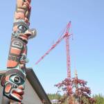 Crane looms large over hotel expansion