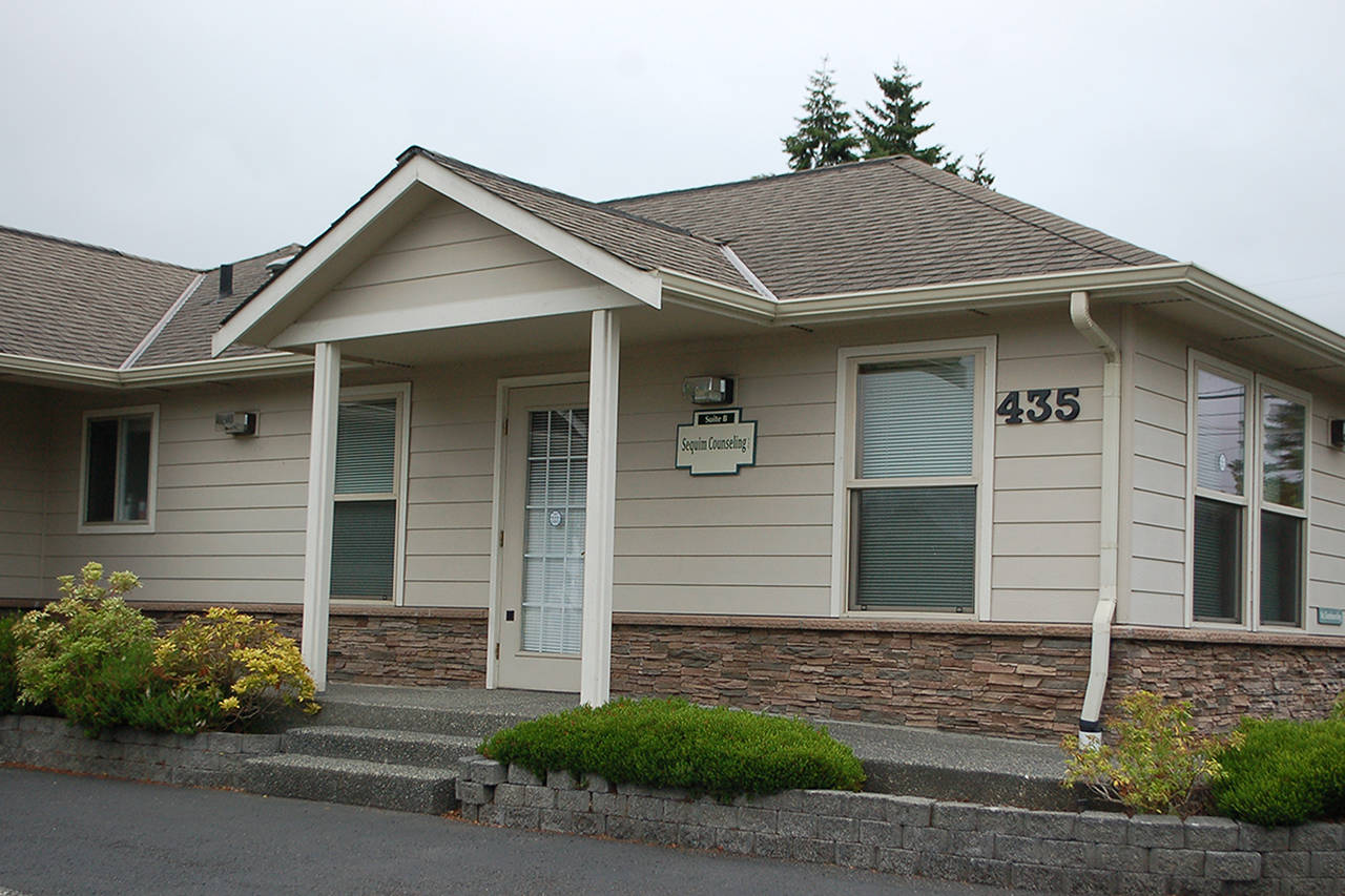 Sequim Counselings office at 435 W Bell Street. The office has been open for two years, but recently added two more clinicians to be able to better serve a wider variety of clients. Sequim Gazette photo by Conor Dowley.