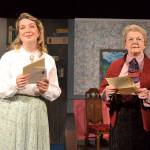 Kait Saafold and Sharon DelaBarre strike up a friendship via letters in Olympic Theatre Arts Immigrant Garden - Letters starting July 12. Sequim Gazette photo by Matthew Nash