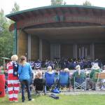The Sequim City Band entertains a crowd at the James Center for the Performing Arts on July 4. Sequim Gazette photo by Michael Dashiell