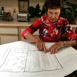 Plans are lined up already for the 2019 Sunbonnet Sue Quilt Clubs 33rd annual show in the Sequim Middle School. For a few years now, Karen Clatanoff has helped coordinate the hanging of quilts. Sequim Gazette photo by Matthew Nash