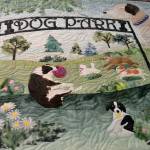 Dog Park won Karen Clatanoff a blue ribbon in 2015, and will go on display this weekend at the Sunbonnet Sue Quilt Clubs Quilt Show. Sequim Gazette photo by Matthew Nash