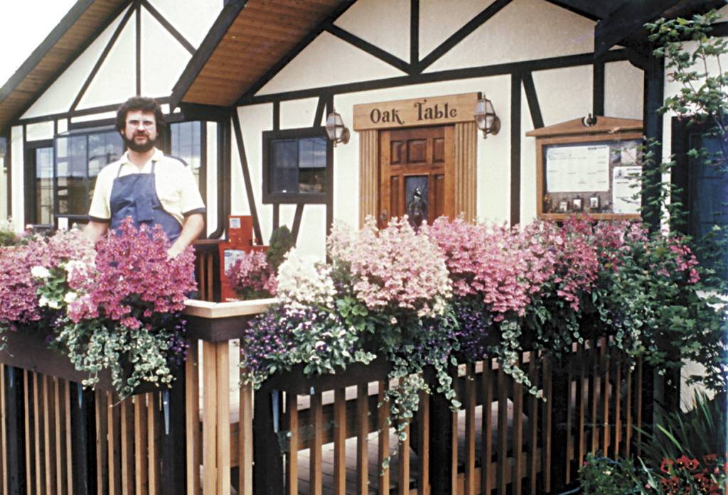 Billy and Mary Nagler remodeled a home at the corner of Bell Street and Third Avenue to create the Oak Table Cafe. Billy wanted to become a carpenter but followed his father into the restaurant business. Photo courtesy of the Oak Table Cafe