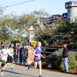 Participants of the 2017 Valley of the Trolls race past Troll Haven in Gardiner. Sequim Gazette file photo by Michael Dashiell.
