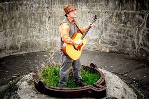 Quilcene musician Kalan Wolfe, who is performing at Sequims annual Block Party event on August 2. Photo submitted.