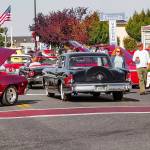 In its first year, more than 150 vehicles lined up downtown for Sequim Prairie Nights. This year, organizers anticipate at least 170 vehicles from 1979 and earlier. Photo by Bob Lampert