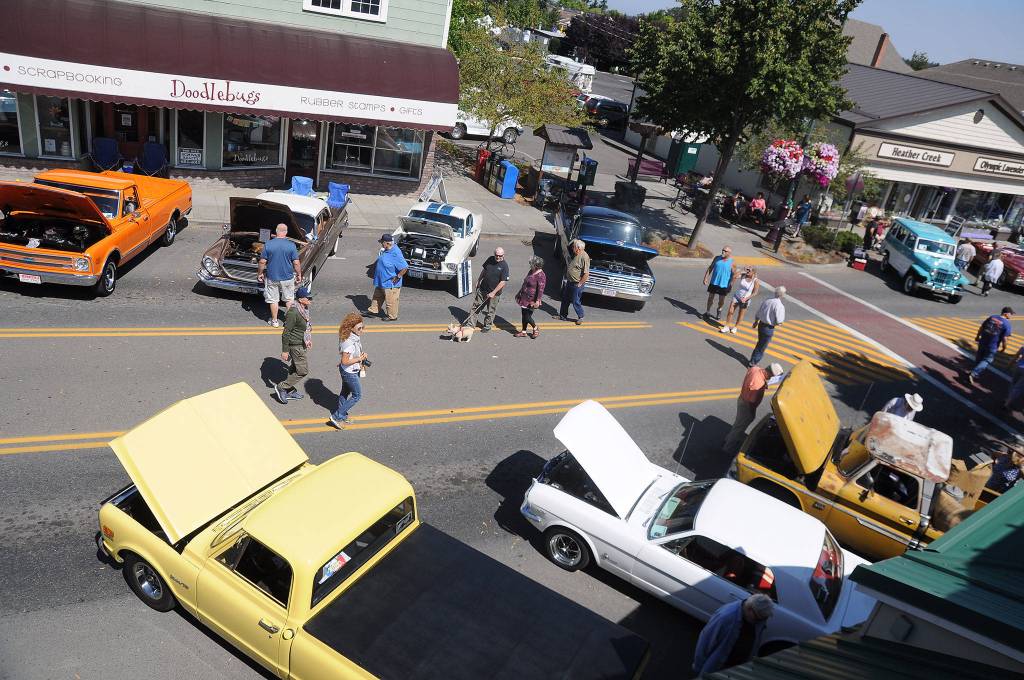 Vehicle registration at Sequim Prairie Nights on Aug. 10 supports Sequim grads looking to go into an automotive, computer or construction trade program. Sequim Gazette