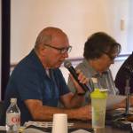 Sequim Mayor Dennis Smith told a crowd of nearly 500 on Monday, We have heard what we thought we would hear and more ... We have lots of things to do. Weve been challenged, certainly, and well deal with it as we can. Sequim Gazette photo by Matthew Nash