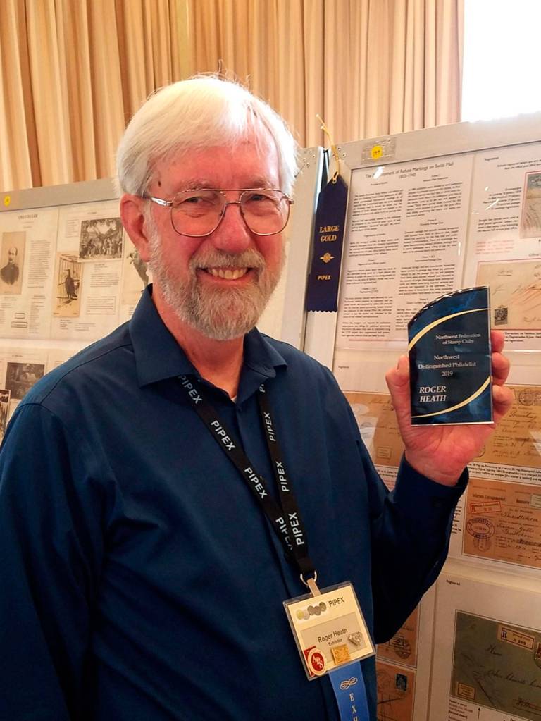 Roger Heath, an international award winning stamp collector and exhibitor, will display an exhibit on the Queen Mary at the Strait Stamp Show on August 10. Submitted photo