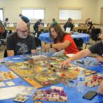 Gamers of all ages enjoying a board game session at Opttacon 2018. Sequim Gazette file photo by Michael Dashiell