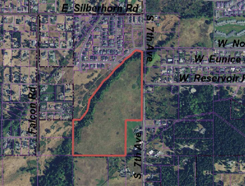 One potential traffic impact from Legacy Ridge, a 97 lot single-family development, includes the city adding a stop sign on East Silberhorn Road and making South Seventh Avenue a throughway. Photo courtesy of City of Sequim