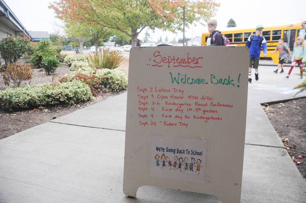 Students, staff roll back to school in Sequim
