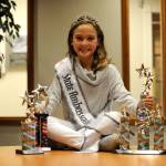 Genevieve Wakefield, 9, will compete this November at the National All-American Miss pageant for the national title, the talent title, and possibly the national Ambassador Spotlight title. Sequim Gazette photo by Matthew Nash
