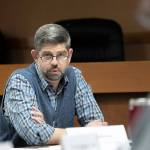 Clallam County Commissioner Mark Ozias suggested to the Board of Health on Sept. 17 that it should postpone making a decision on a proposed $13 per year fee for septic system owners that would fund the state-mandated on-site septic program. Photo by Jesse Major/Peninsula Daily News