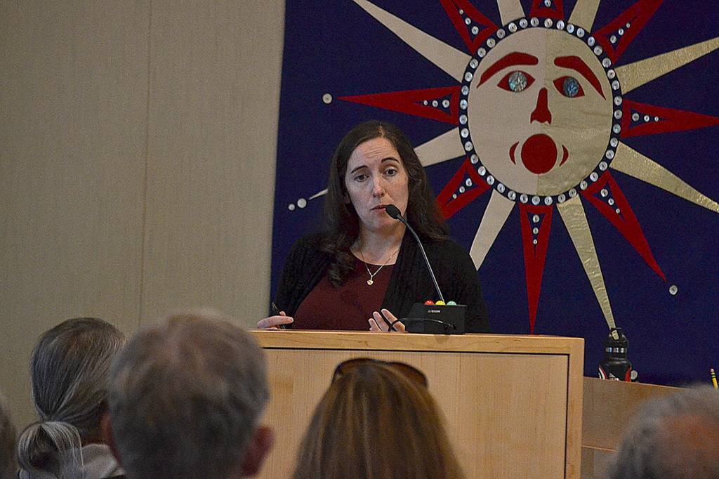 On whether people will come to Clallam County for Medication-Assisted Treatment, Dr. Allison Unthank said she doubts people will come from big cities for treatment. You can go down the street (in Seattle) and get treatment, she said. The only people busing people is us. Cities are taking our patients, which luckily theyre willing to do. Sequim Gazette photo by Matthew Nash