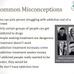 At a Sept. 24 League of Women Voters forum, Clallam County Health Officer Dr. Allison Unthank presented the following misconceptions to a crowd of about 40 people. Slide courtesy of Dr. Allison Unthank