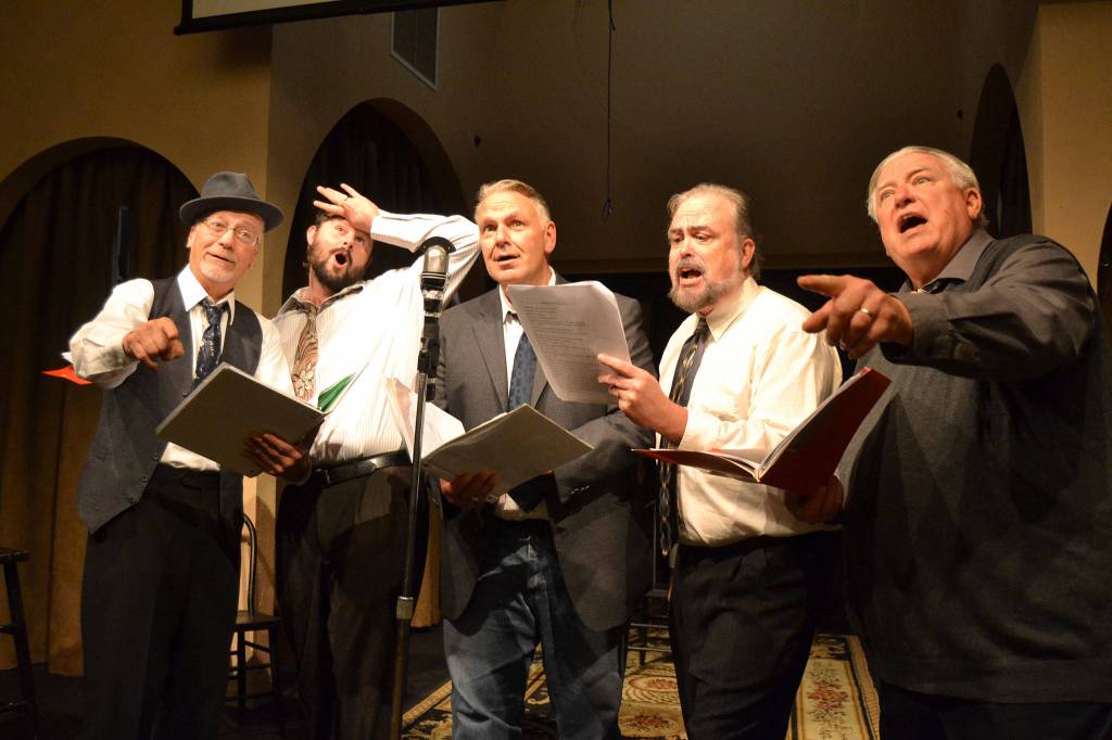 One of the OTA Moments shorts features Melissa Murray transferring a tuba in a narrow space with help from Jaye Butler,                                 Olivia Shea,                                 Greg Scherer,                                 and Elaine Caldwell. OTA Moments features seven stories celebrating OTAs 40th season.                                 Sequim Gazette                                 photos by Matthew Nash