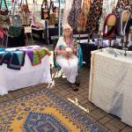 Patricia Earnest of Whimzees enjoys a day at the Sequim Farmers Market. Submitted photo
