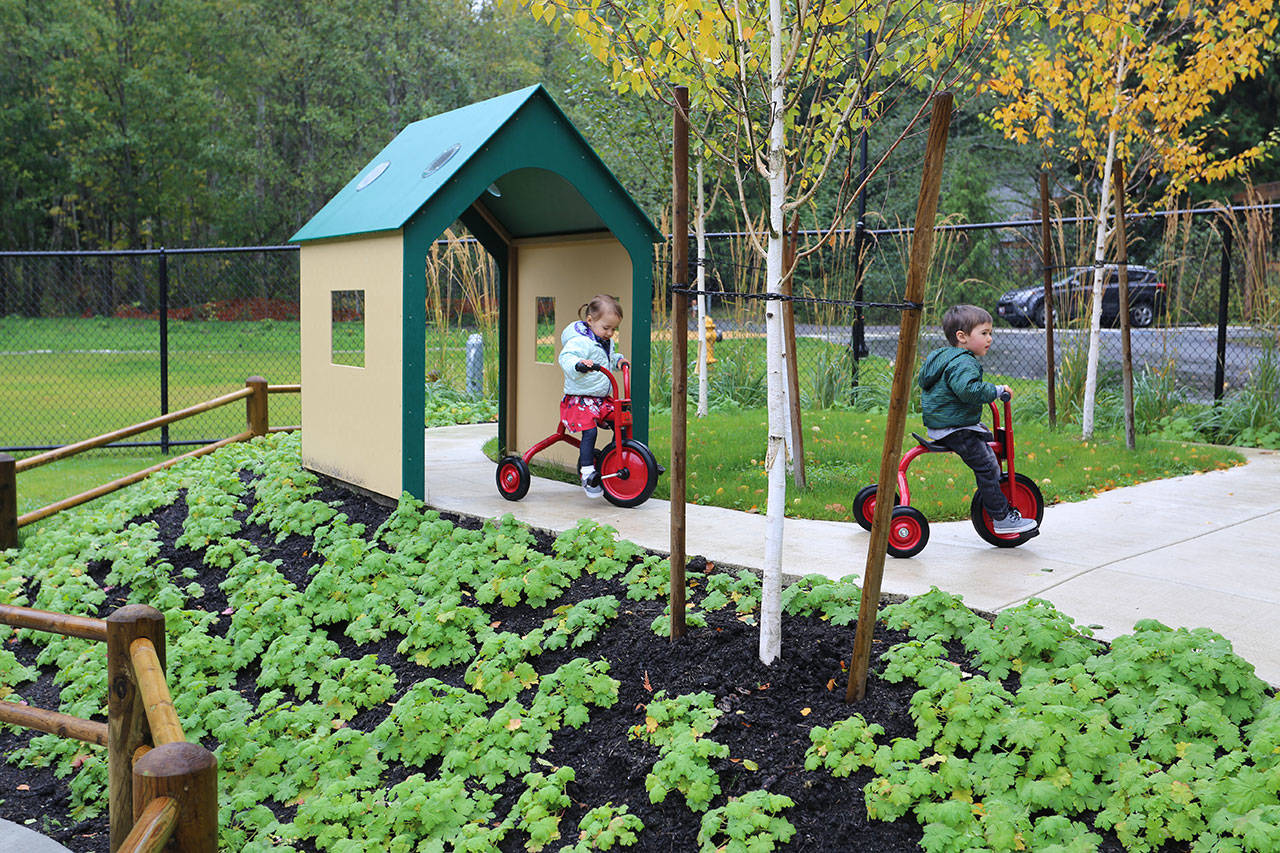 Peninsula College recently received a more than $160,000 grant from the U.S. Department of Education to help build two more toddler classrooms at the main campus in Port Angeles. Photo courtesy of Peninsula College