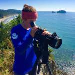 Jessie Hale, a PhD student at the University of Washington, offers talks about sea otters at North Olympic Library System branches this month. Submitted photo