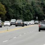 Traffic makes it way on U.S. Highway 101 near Morse Creek east of Port Angeles last week. Photo by Keith Thorpe/Peninsula Daily News