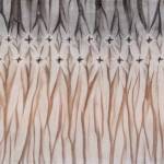Crossing Clay by Erica Iseminger, a featured artist at the fiber arts exhibition Irresistible Aesthetics – Beauty, Absorption, & Ideology at Sequim Museum & Arts. Submitted art