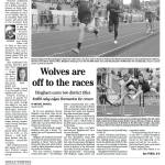 &ldquo;Wolves are off the the races&rdquo; (May 23, 2019) earned Sequim Gazette editor Michael Dashiell a first place in Story on the Arts at the the Washington Newspaper Publisher&rsquo;s Association&rsquo;s 2019 Better Newspaper Contest.