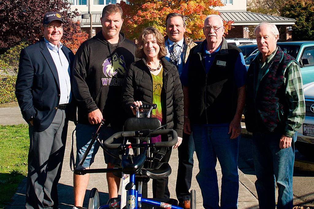 Rotary Club supports Sequim students with third adaptive bike