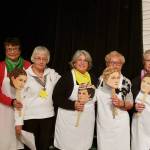 Pictured, from left, are Kristi Thompson, Carlene Brown, Carolyn Langston, Sandy Davidson, Nancy Gilchrist, Elaine Barnhart, Joan Hartnett and Janet Littlefield from the PEO (Philanthropic Education Organization) Chapter HM-Sequim.