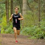 Sequim junior Eli Gish, pictured here at an Olympic League meet earlier this season, took 34th overall at the West Central District 3 meet on Nov. 2 and makes a return trip to the state 2A cross country final in Pasco this week. Gish qualified with the Wolves as a freshman in 2017. Sequim Gazette file photo by Michael Dashiell