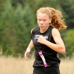 Sequim sophomore Riley Pyeatt, pictured here in an Olympic League meet in late September, topped the field in the girls 2A division of the West Central District 3 meet on Nov. 2. Sequim Gazette file photo by Michael Dashiell