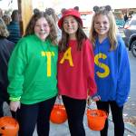 Sequim sixth graders gathered for Halloween as Alvin and the Chipmunks with Taylor Hancock as Theodore, Kendra Dodson as Alvin and Audriahna Roberson as Simon. Sequim Gazette photos by Matthew Nash
