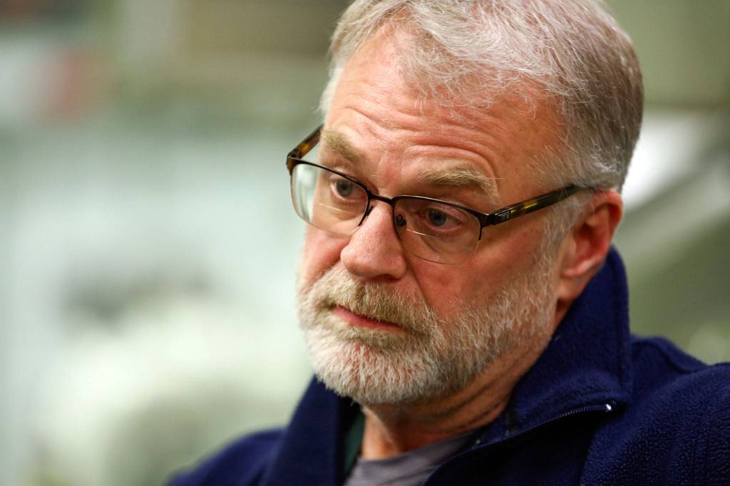 Mark Nitchman, a chief engineer for Washington State Ferries, said installing hybrid engines on the vessels would be a great legacy to leave before retiring. (Kevin Clark/Everett Herald)