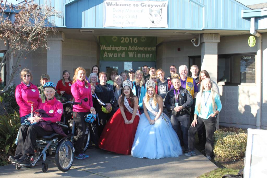 On Nov. 21, guest speakers join Greywolf Elementary School staff for a day of talking about community service during the schools Kids at Hope Week in November. Submitted photo