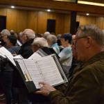 This years Sequim Community Christmas Chorus features 70 singers performing Dec. 6-8 at Sequim Seventh-day Adventist Church. Sequim Gazette photos by Matthew Nash