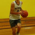 Dallin Despain drives to the hoop during a pre-season practice for the Sequim Wolves boys basketball team on Nov. 21. Sequim Gazette photo by Conor Dowley