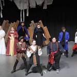 Three shows remain for Sequim Highs Twelfth Night, or What You Will at 7 p.m. Dec. 13-14 and 2 p.m. Dec. 14 in the auditorium. The show follows the love triangle between Viola/Cesario (Payton Sturm), Duke Orsino (Kenzie Camp) and Olivia (Meg Vander Velde). Photo by Jim Heintz