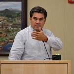 John Wesley Johnson, principal for The JWJ Group, LLC., speaks to city councilors on Nov. 25 about Lavender Meadows, a proposed 217 manufactured home park. City councilors voted the proposal down on Dec. 9, which Johnson said Johnson said on Tuesday hes begun exploring his legal options. Were not going to back away from the project, he said. Sequim Gazette photo by Matthew Nash