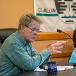 Clallam County Commissioner Randy Johnson, pictured here discussing a property tax that aims to protect farmland, said the countys 2020 budget will need to address some capital spending in such areas as information technology (IT). File photo by Jesse Major/Olympic Peninsula News Group