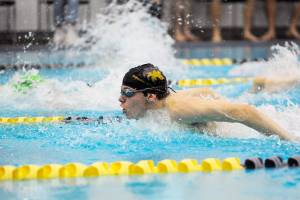 Boys swimming: Wolves splash to first win