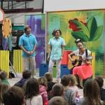 Greywolf Elementary students enjoy a presentation by the Book-It Theatre cast of the Seattle Repertory Theatre on Dec. 19. Submitted photo