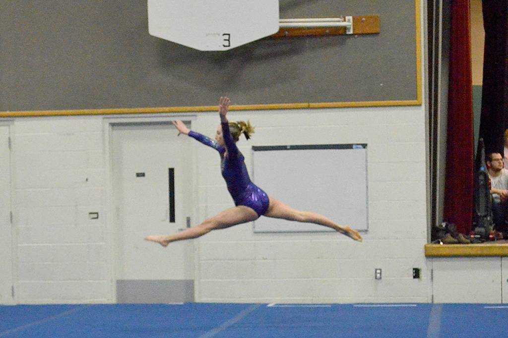 Gymnastics: Port Angeles-Sequim squad tumbles past Kingston